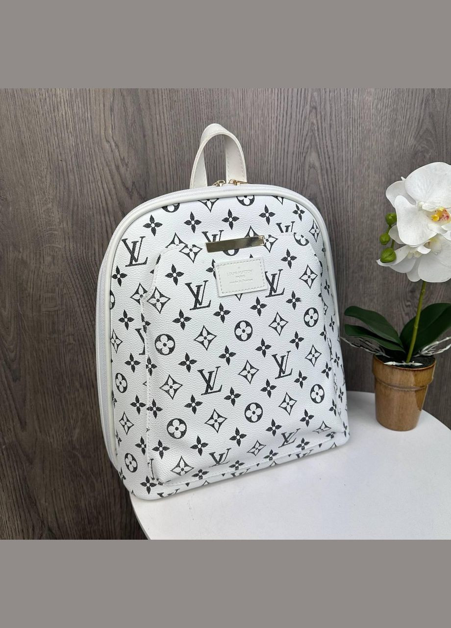 Якісний жіночий рюкзак сумка-трансформер-стиль Луї Вітон коричневий, сумка-рюкзак для дівчат Білий PTR No Brand (334730531)