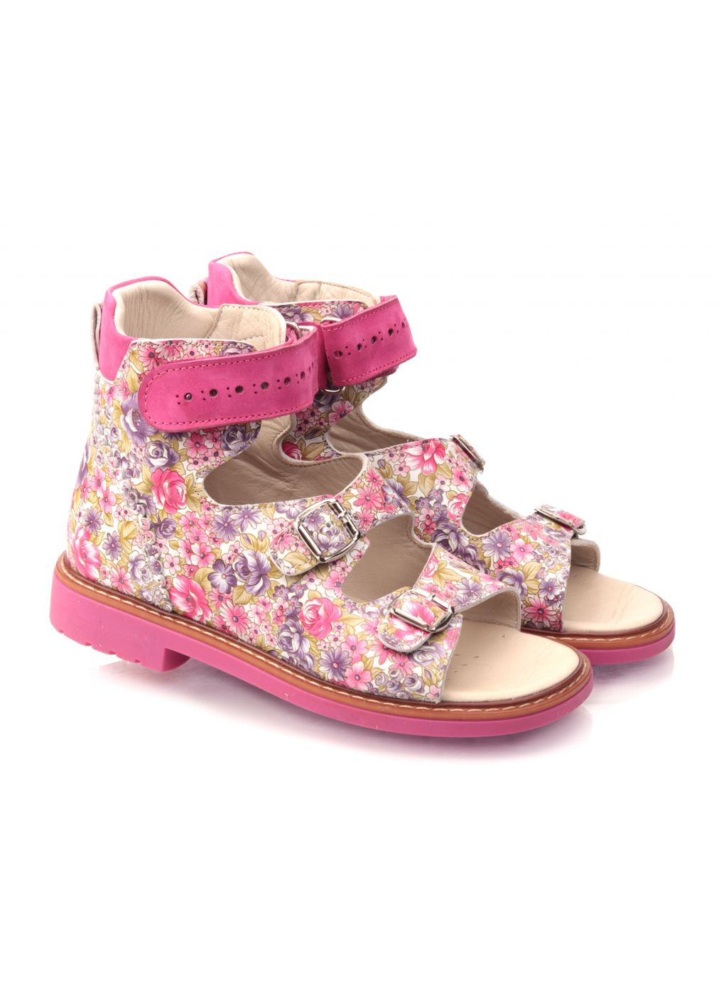 Сандалії берці 283 для дівчаток малинові. Розмір Topitop (366875421)