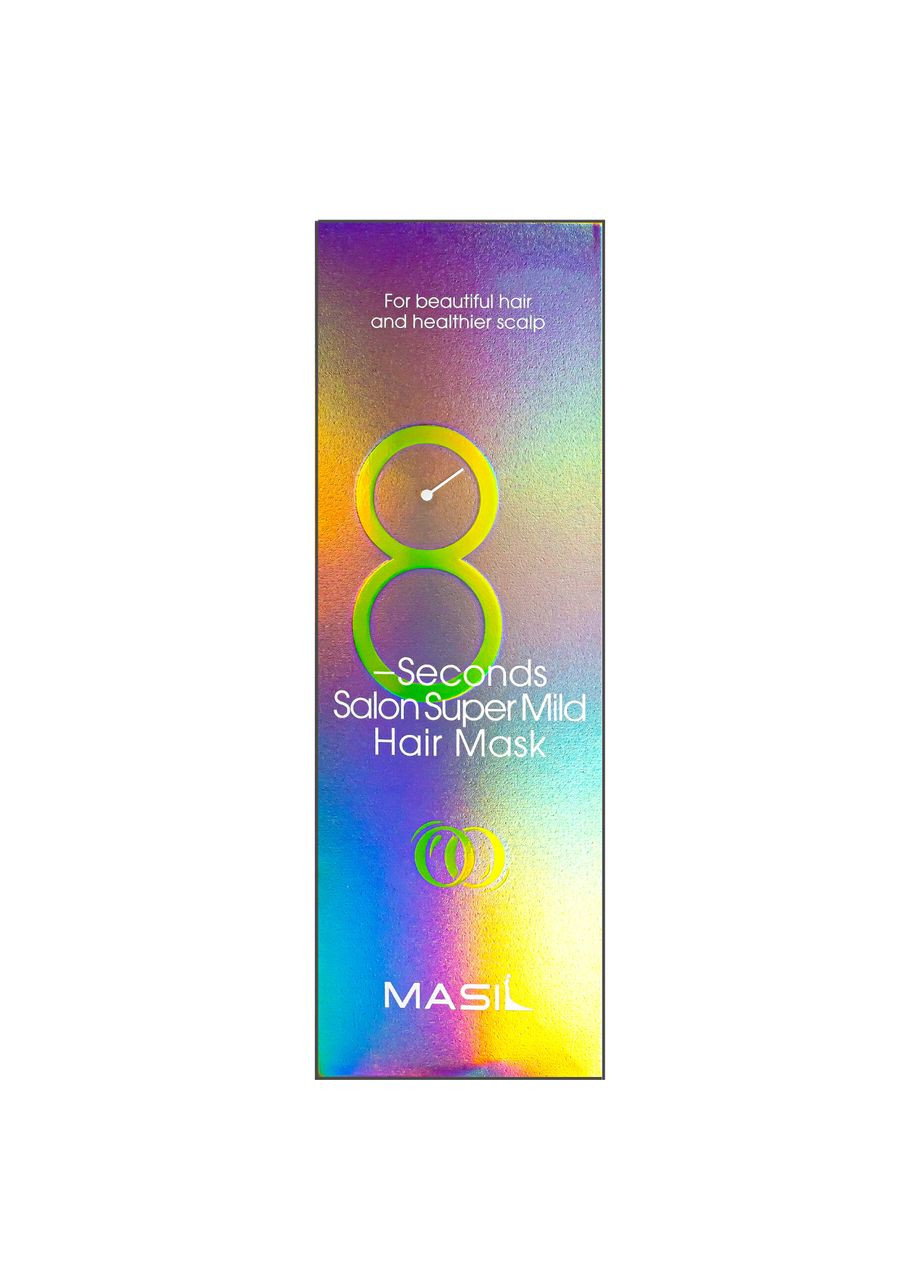 Восстанавливающая маска для поврежденных волос 8 Seconds Salon Super Mild Hair Mask 100 мл MASIL (314806977)