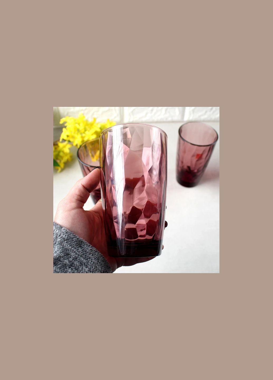 Набір склянок Diamond 470 мл 6 шт (350270M02321990) Bormioli Rocco (334009857)