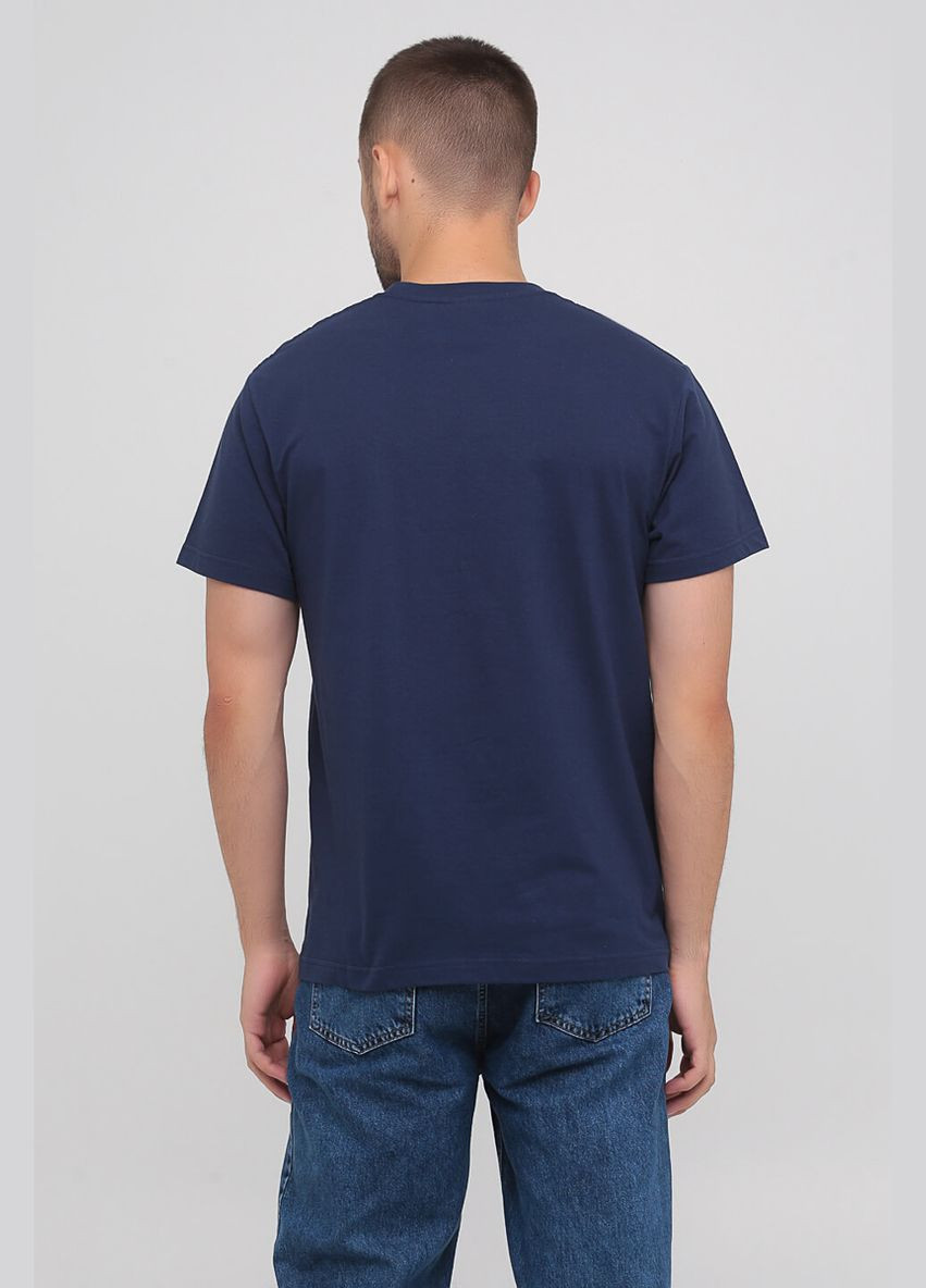 Темно-синяя футболка мужская темно-синяя с коротким рукавом Stedman CLASSIC-T