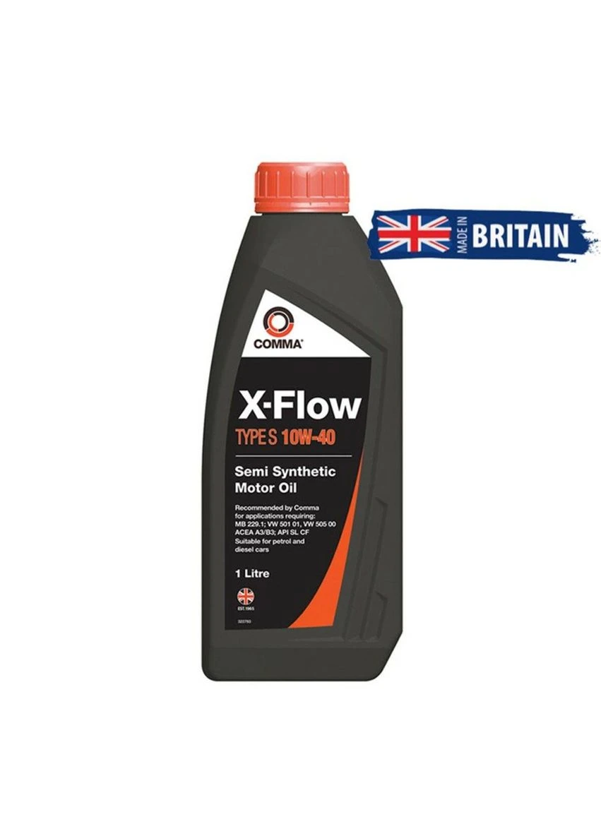 Моторна олива X-FLOW TYPE S 10W-40 1 літр Comma (280916269)
