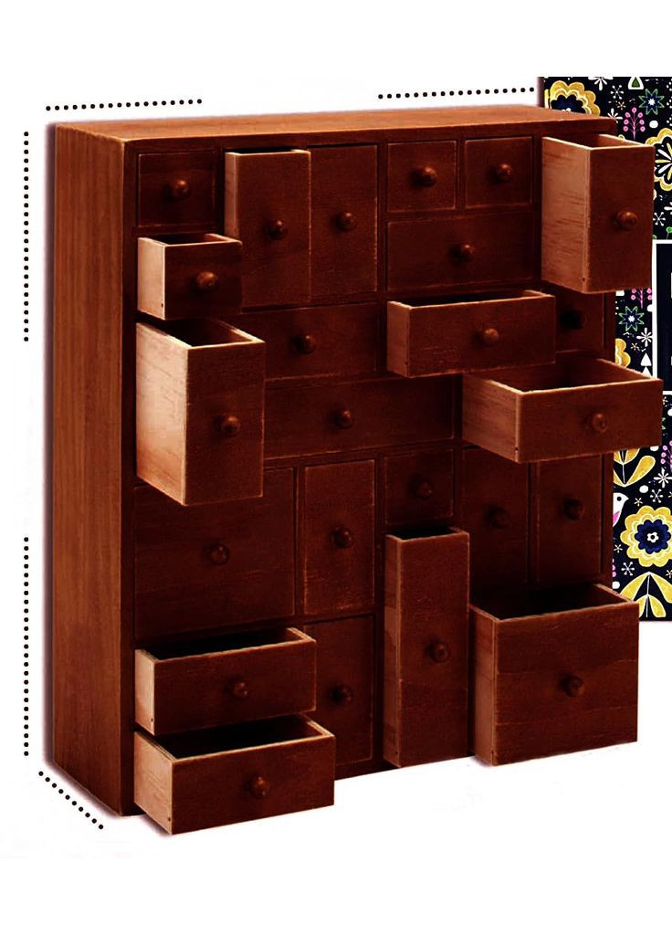 Мини-комод из дерева Мертада савоярди (МНК-005615) No Brand (328225066)