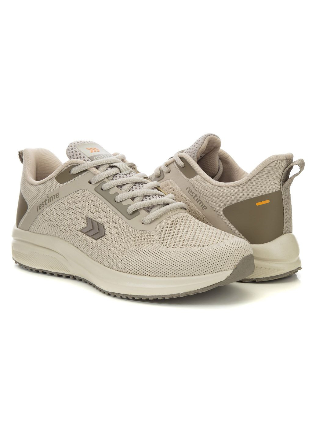 Бежевые всесезонные кроссовки мужские Restime