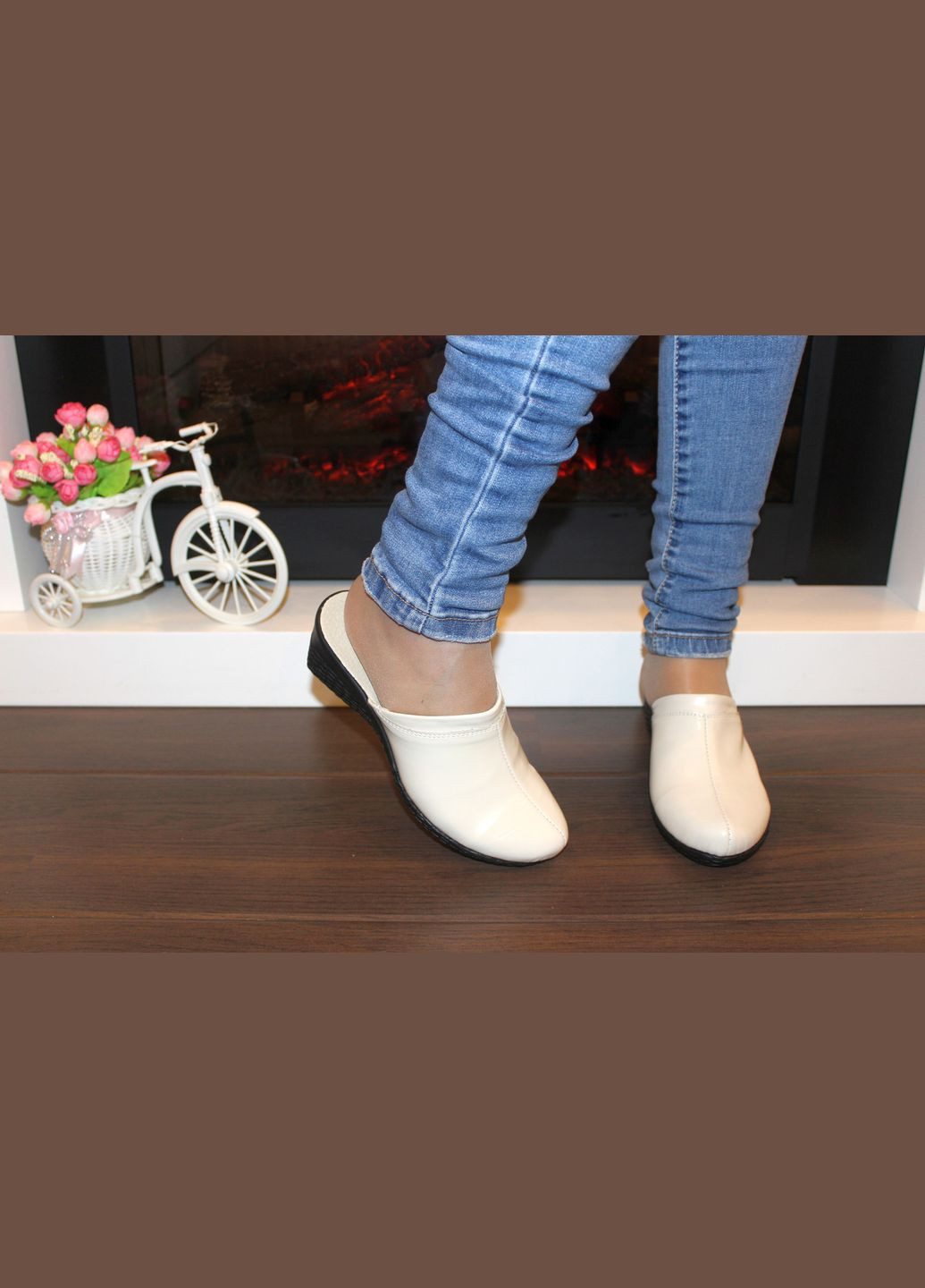 бежеві натуральна шкіра Shtayer Сабо жіночі (330027353)