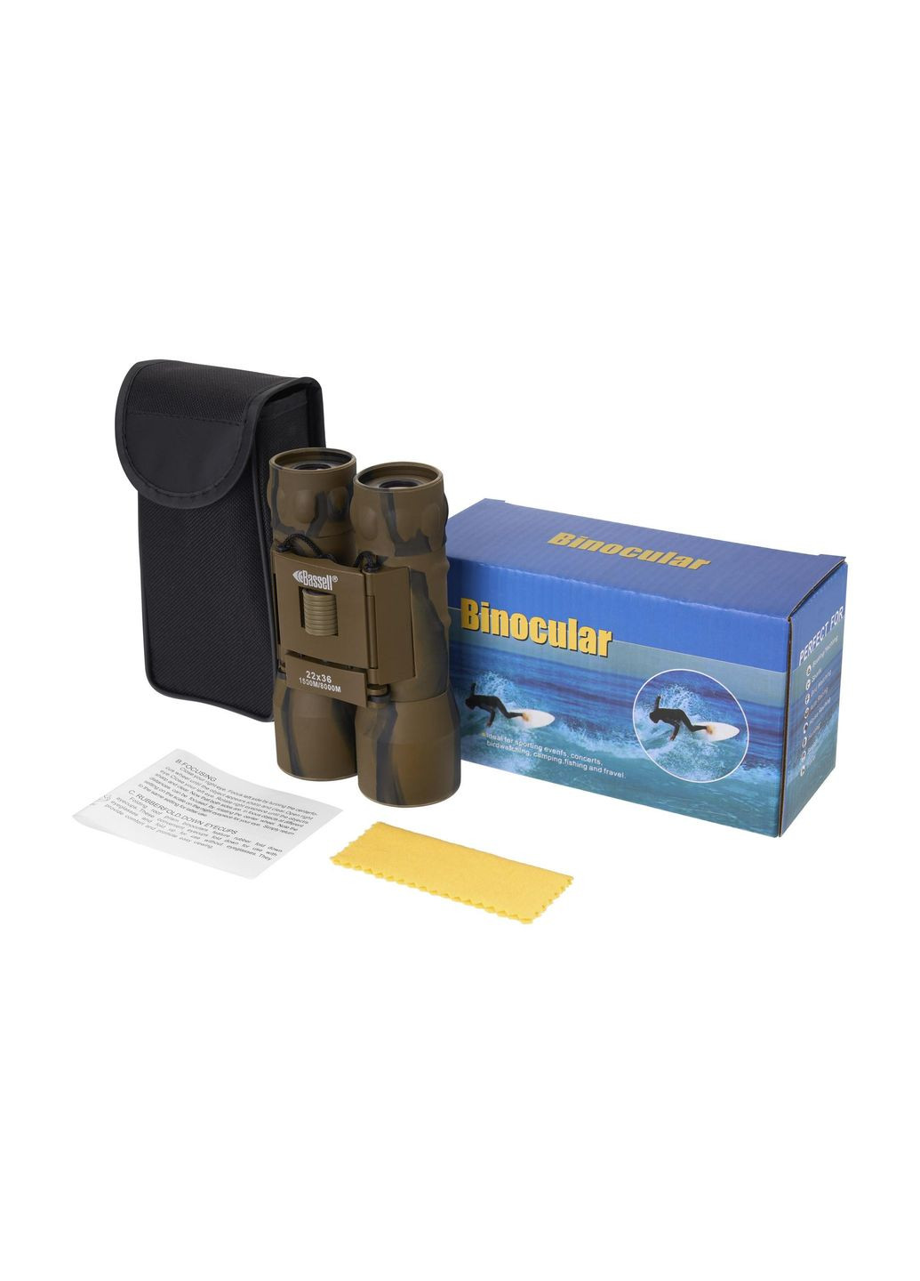 Бінокль компактний 22x36, khaki Bassell (332201705)