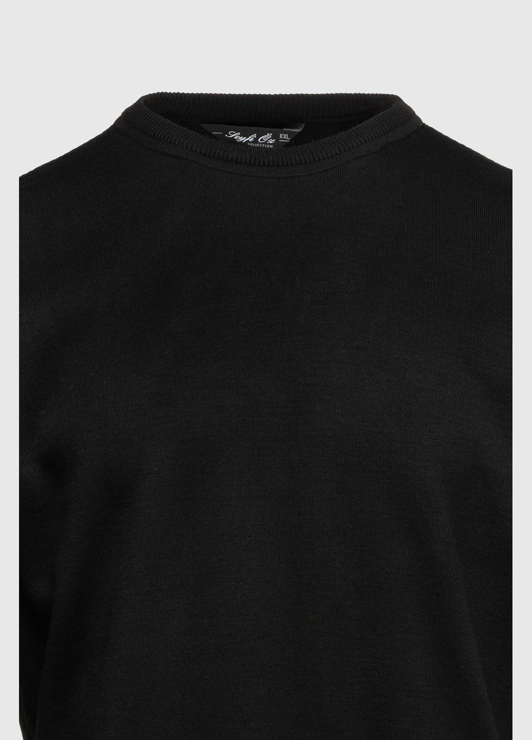 Чорний демісезонний джемпер однотонний чоловічий 1123 (2000990010063d) shop (2000990010063) Akin Trico