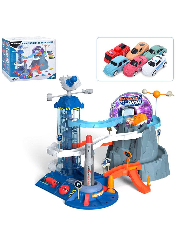 Гараж іграшковий ліфт, машинки 4шт 5508A. Metr+ (305393312)