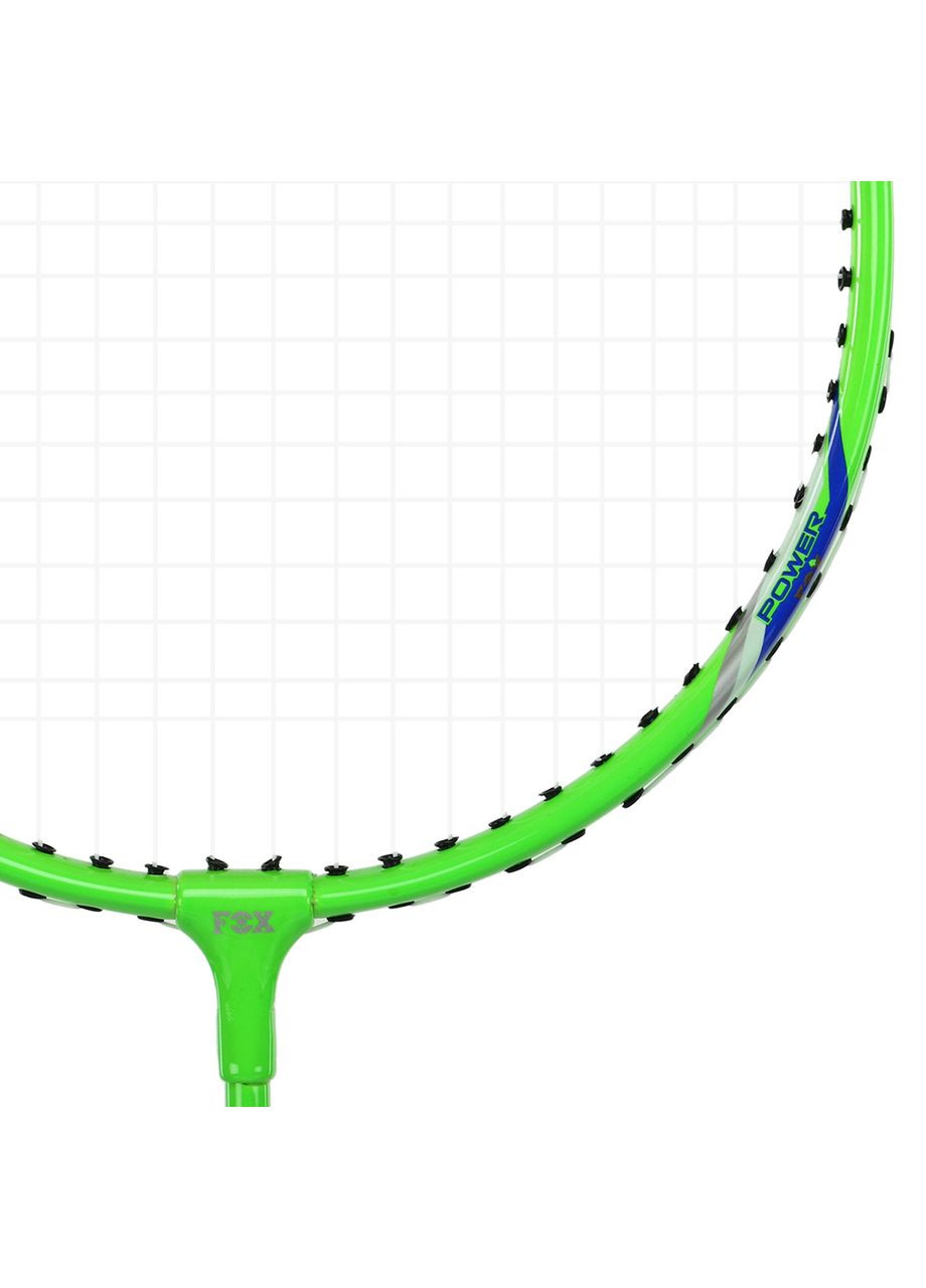Ракетка для бадмінтону 1 штука в чохлі FOX FOX-6633 (сталь, Салатовий) F.O.X (361436403)