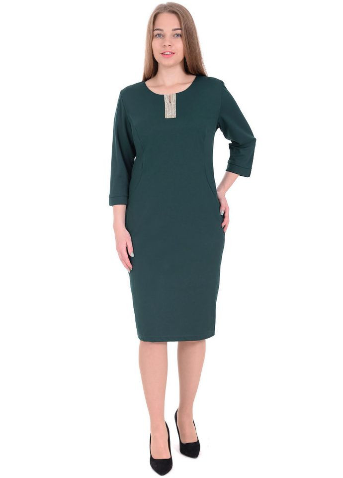 Изумрудное платья 1499-19 Alenka Plus