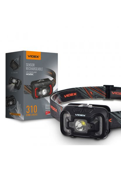Налобный светодиодный фонарик VLF-H025C 310Lm 5000K Videx (370242662)