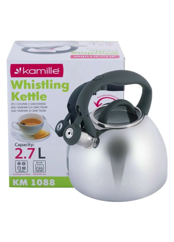 Чайник зі свистком KM-1088 2.7 л Kamille (322395417)
