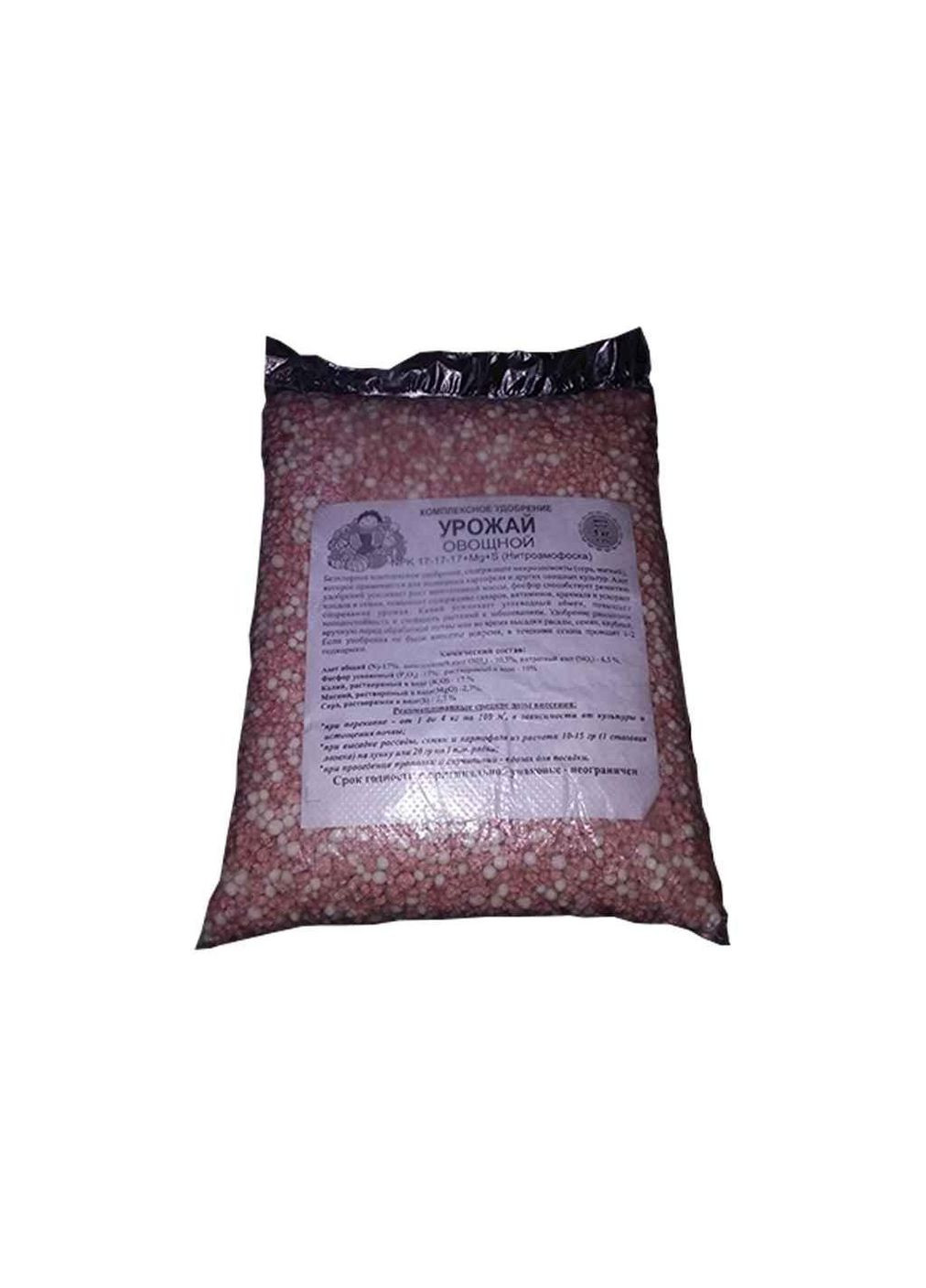 Тукосуміш Урожай овощной фор. NPK 1717-17MgS 1кг ТМ УКРАЇНА Guris (303416543)