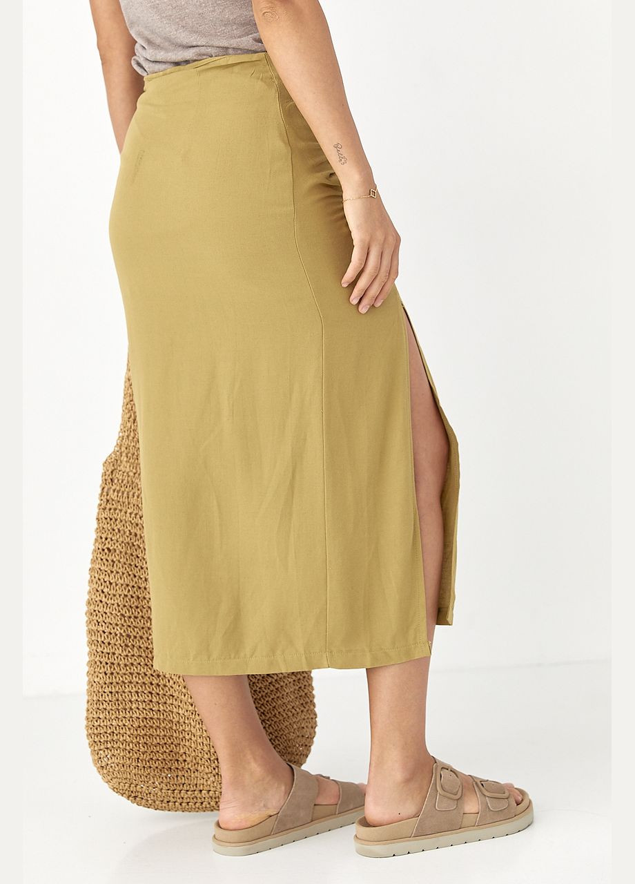 Приталена спідниця з декоративними елементами Lurex (336678824)