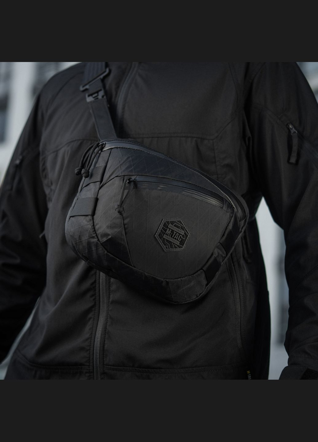 Сумка Sphaera Hardsling Bag XPac Elite Black M-TAC (303262781)