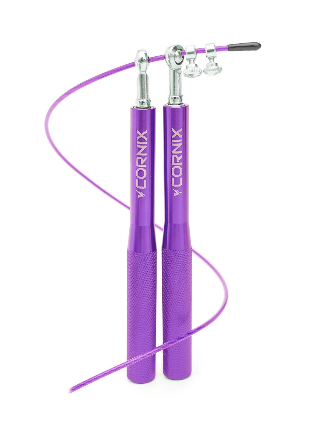 Скакалка швидкісна для кросфіту Speed Rope XR0159 Purple Cornix xr-0159 (275334133)