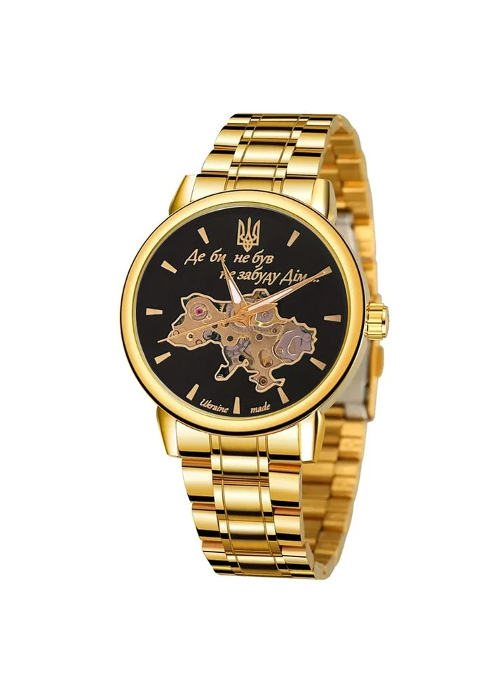 022 Gold-Black Mechanic Metall Не Забуду Дім No Brand (387390176)