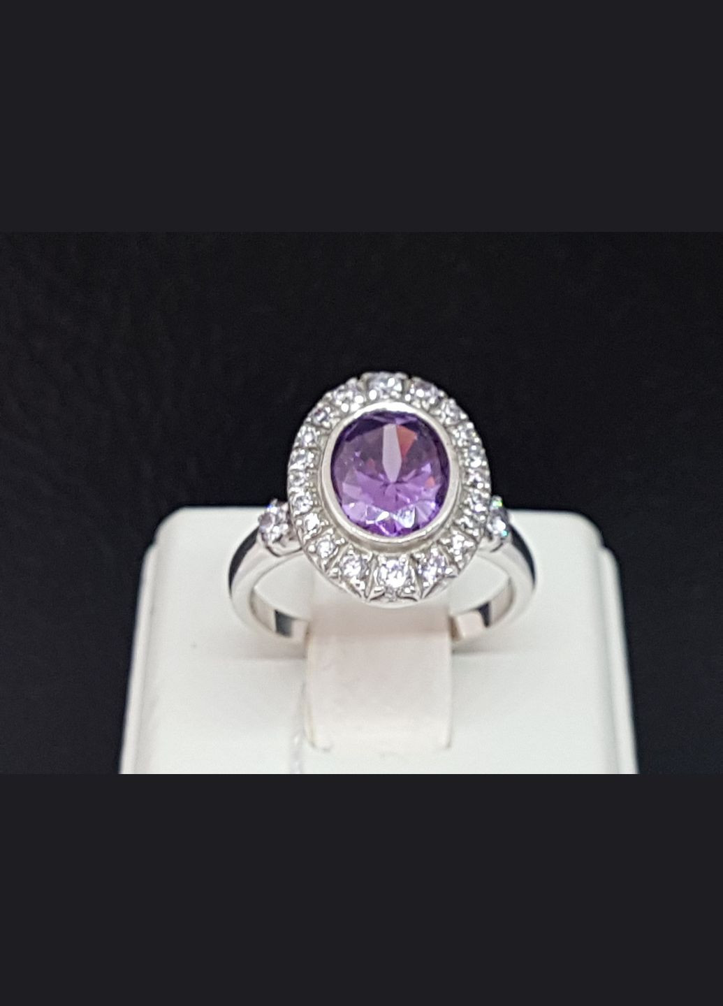 Срібне кільце Елла з фіанітами. 1400/9Р-CZ AGNI (327416516)