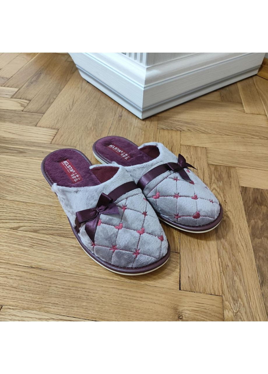 Тапочки жіночі кімнатні із закритим носком зі стрічкою Белста (345647089)