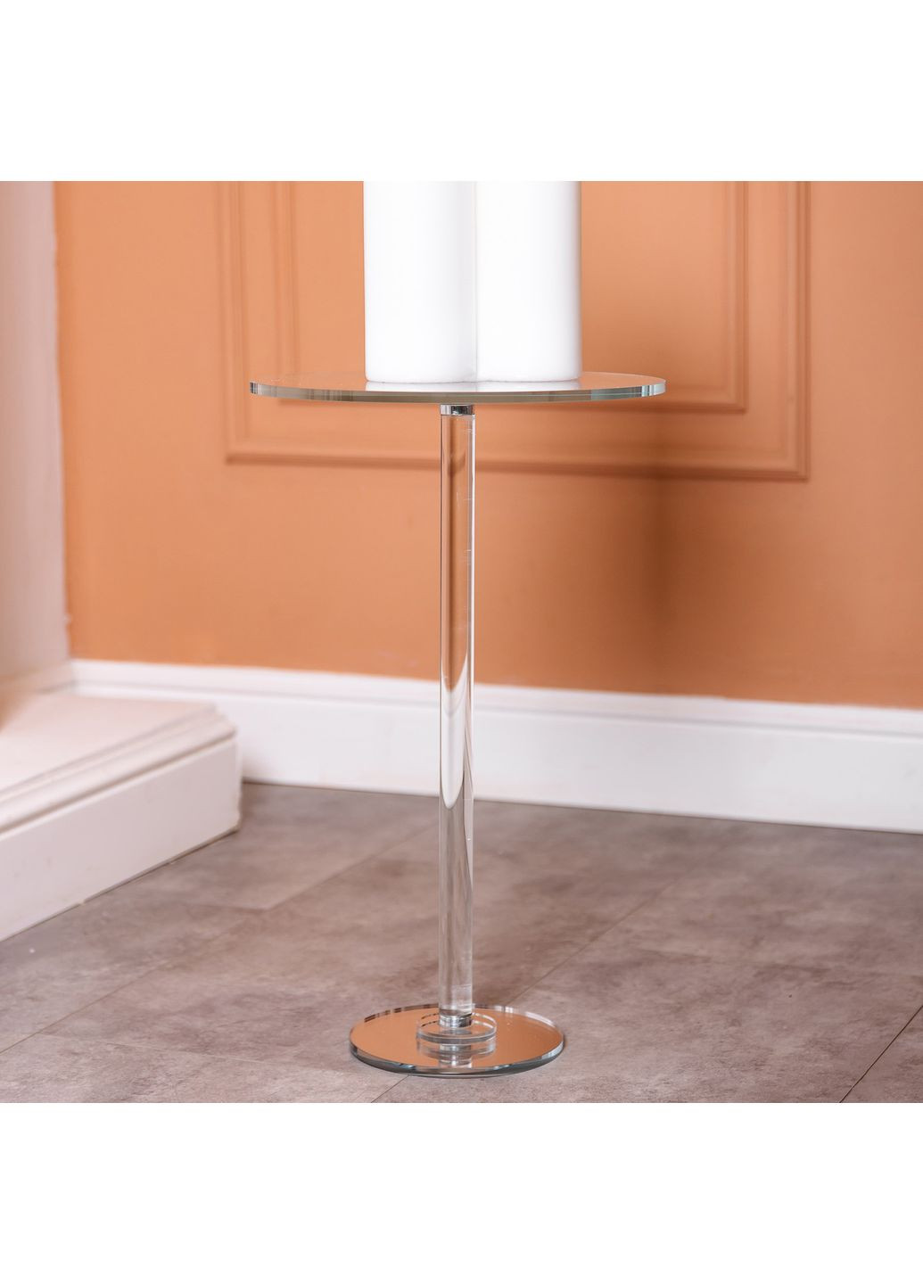 Тортовница стеклянная на высокой ножке круглая подставка для десертов для праздников и банкетов ProDobro (364192637)