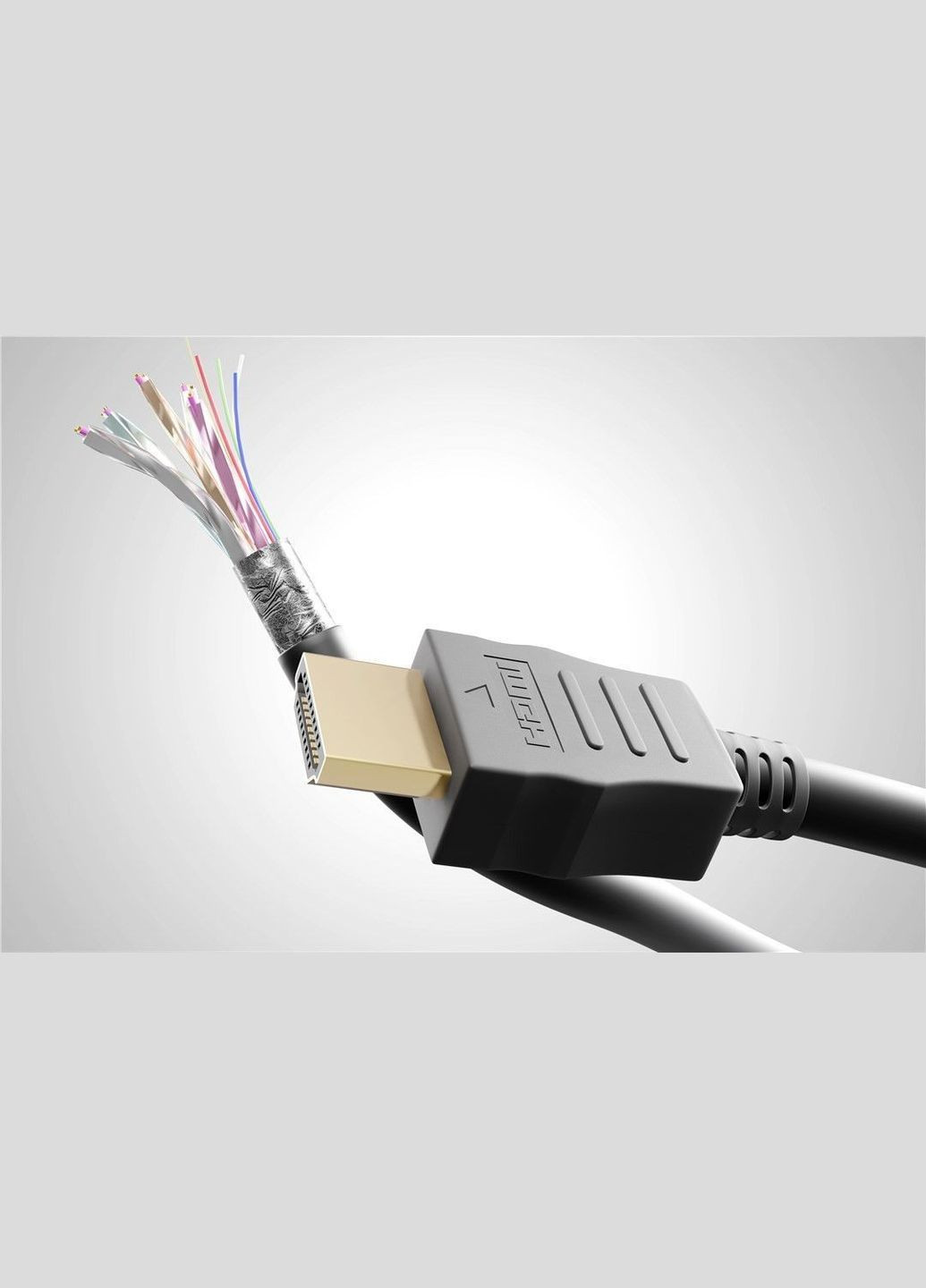 Кабель монитора удлинитель HDMI M/F 3.0m HS+HEC+ARC D=6.0mm 4K@30Hz Gold (75.03.4303) Goobay (302891226)