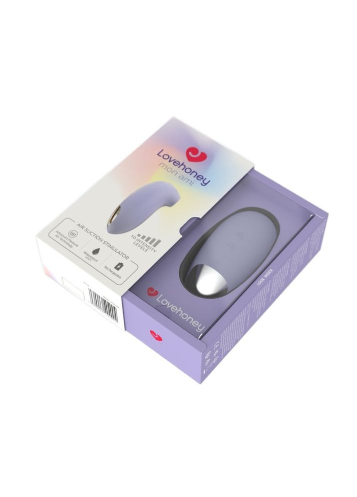 Вакуумний стимулятор клітора Mon Ami Pleasure Air, фіолетовий Lovehoney (315703626)