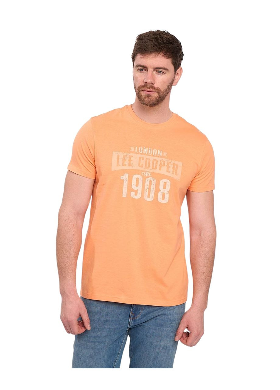 Помаранчева футболка чоловіча Lee Cooper