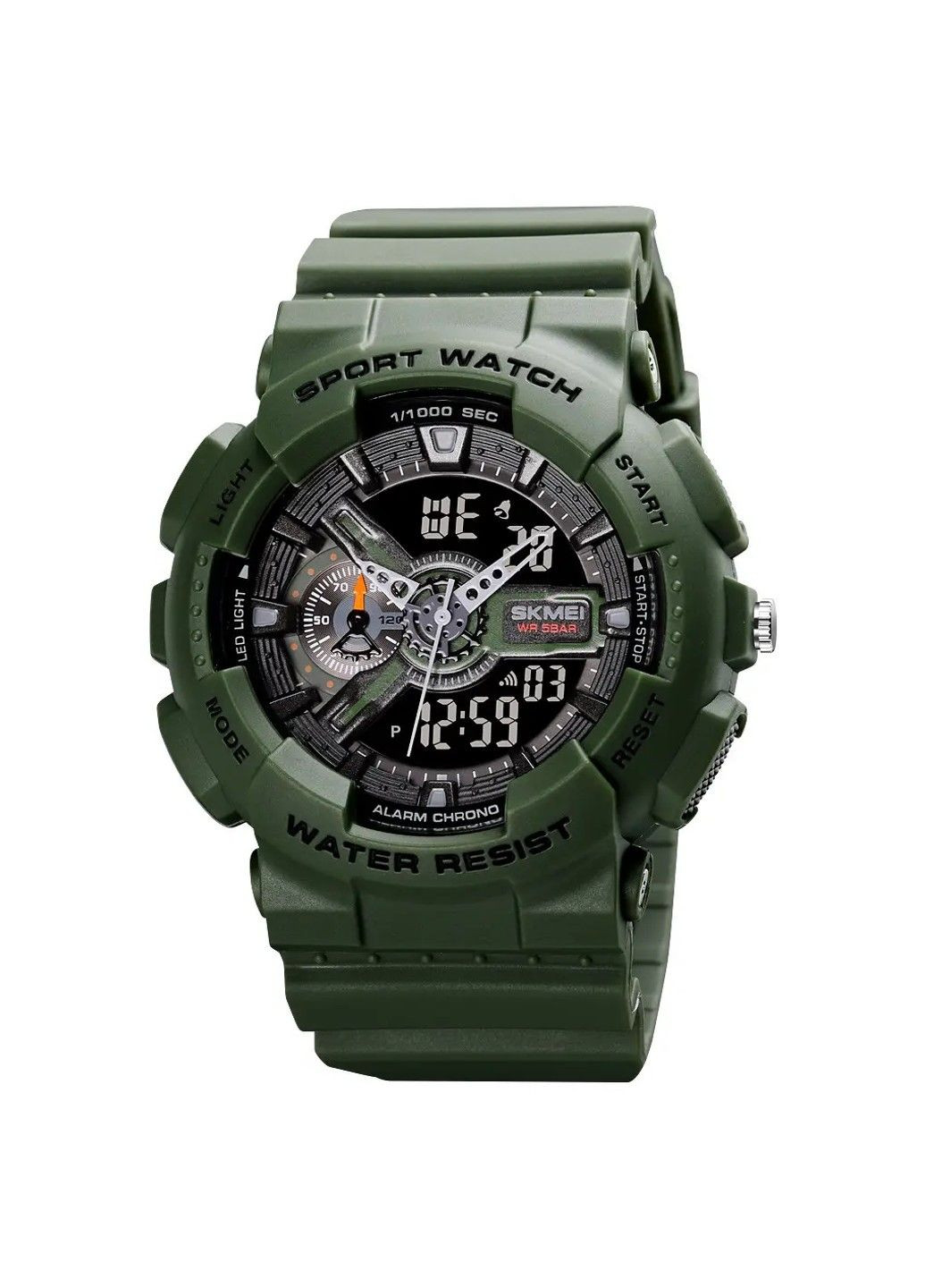 Наручний тактичний годинник 1688 (Зелений) Skmei (314483289)