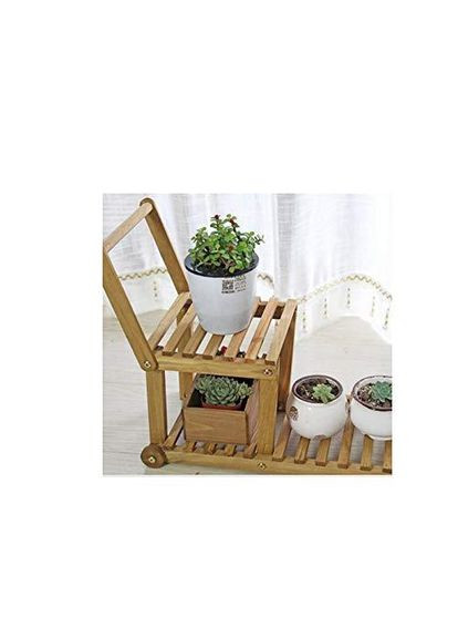 Підставка для квітів з дерева Кретей мускат (ЦВТ-007507) No Brand (328227914)