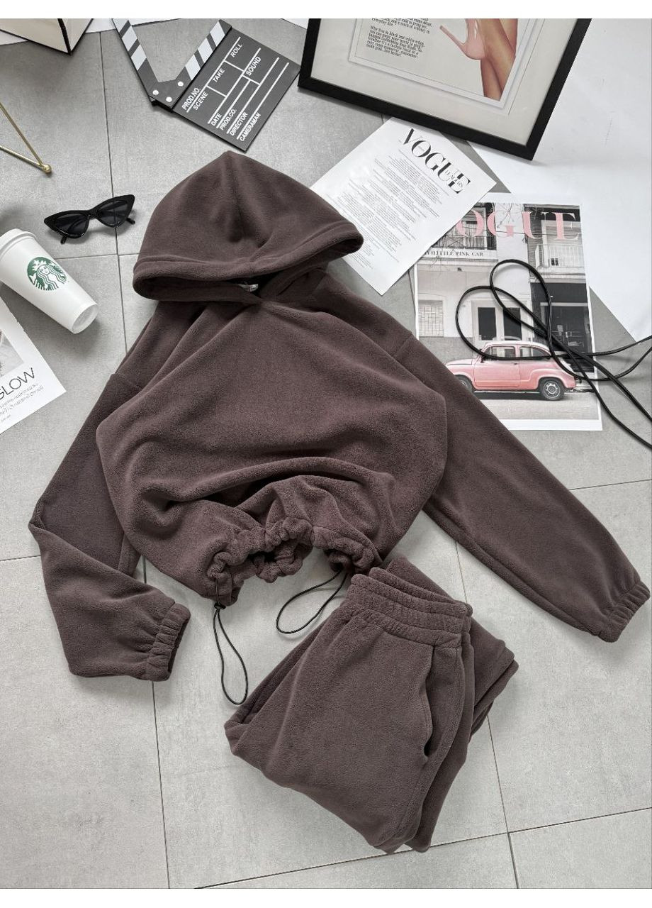 Трендовый костюм с двойным капюшоном — ЗАМЕРЫ В ОПИСАНИИ DK/DL Мода без кордонів (368760546)