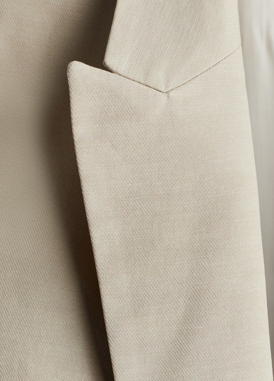 Светло-бежевый женский жакет H&M однотонный - демисезонный