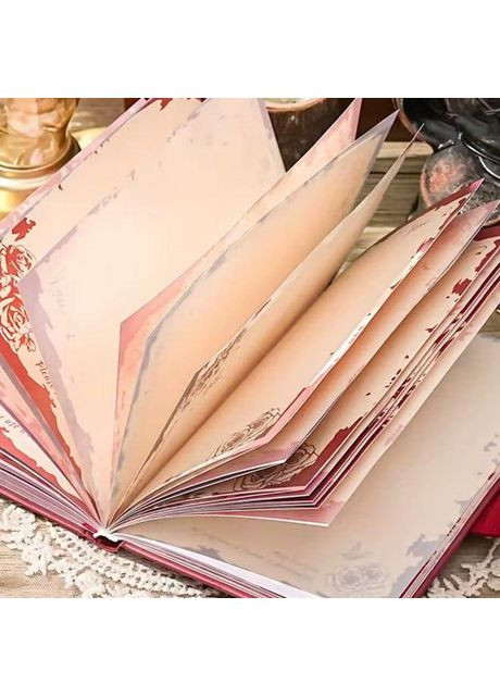 Винтажный блокнот на 160 страниц, на каждой странице особый дизайн, блокнот в фиолетовом цвете No Brand (370290200)