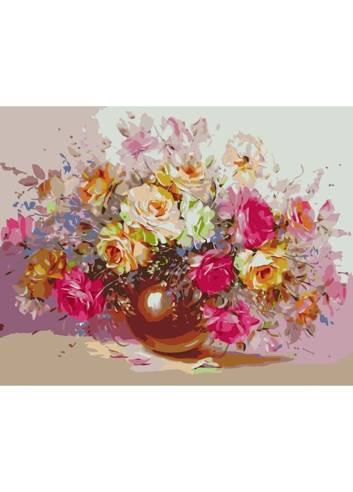 Картина за номерами "Трояндовий вибух" Art Craft 13142-AC No Brand (330604590)