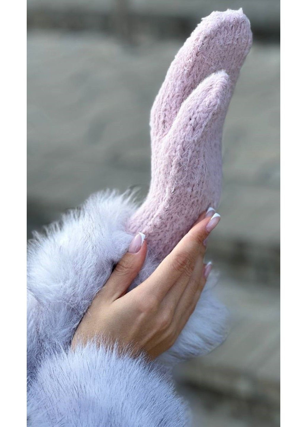 Варежки женские розовые De Mari (311600366)