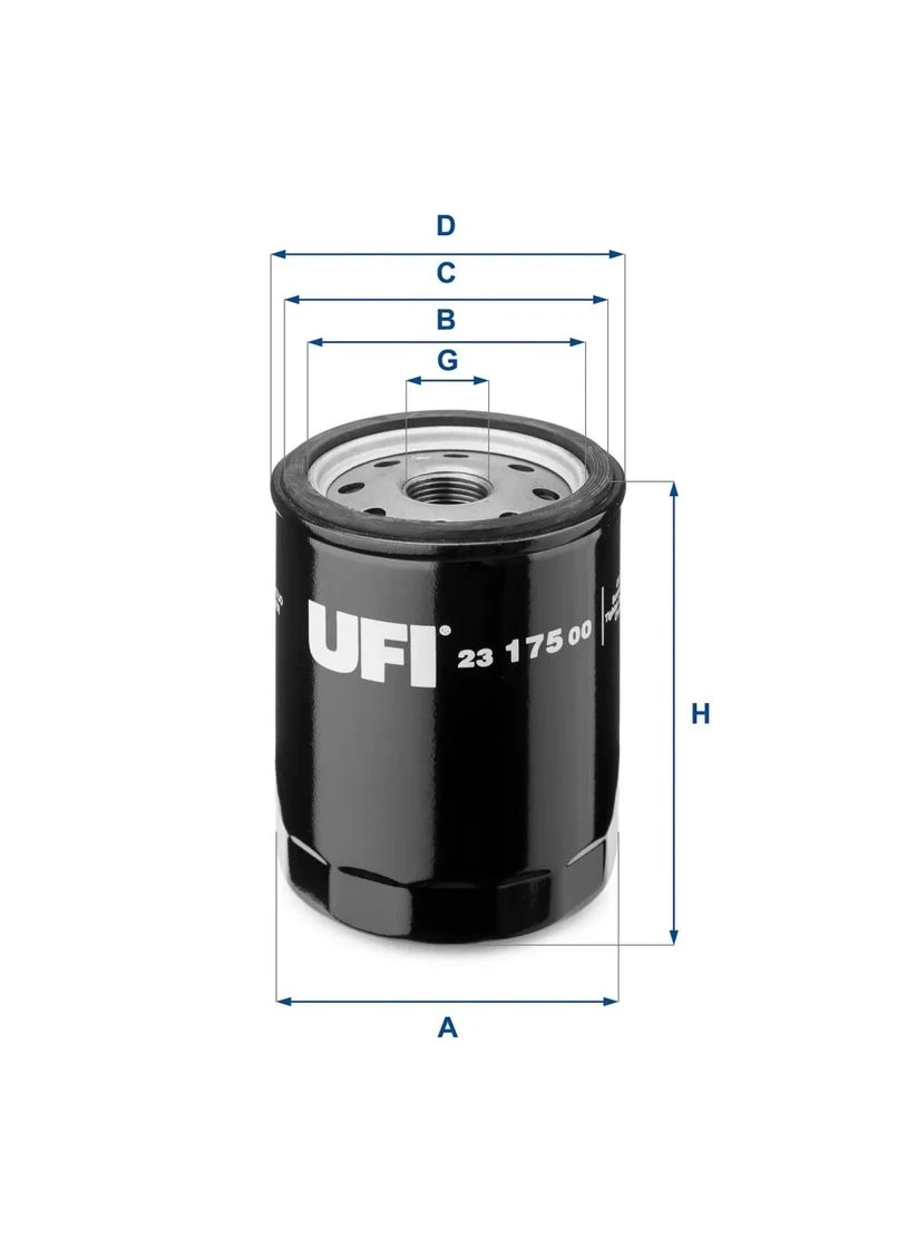 Фільтр масляний UFI (354768950)