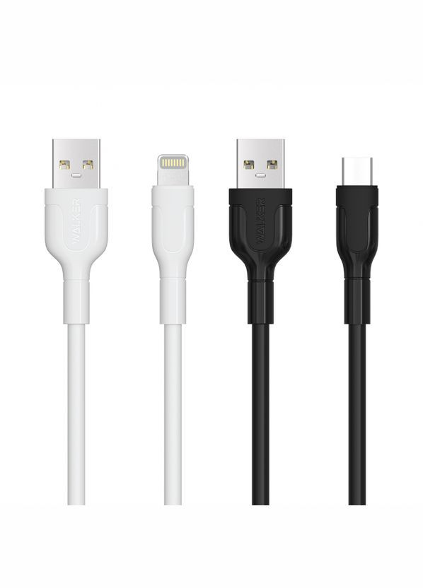 Кабель USB C350 Lightning black Walker (322706358)