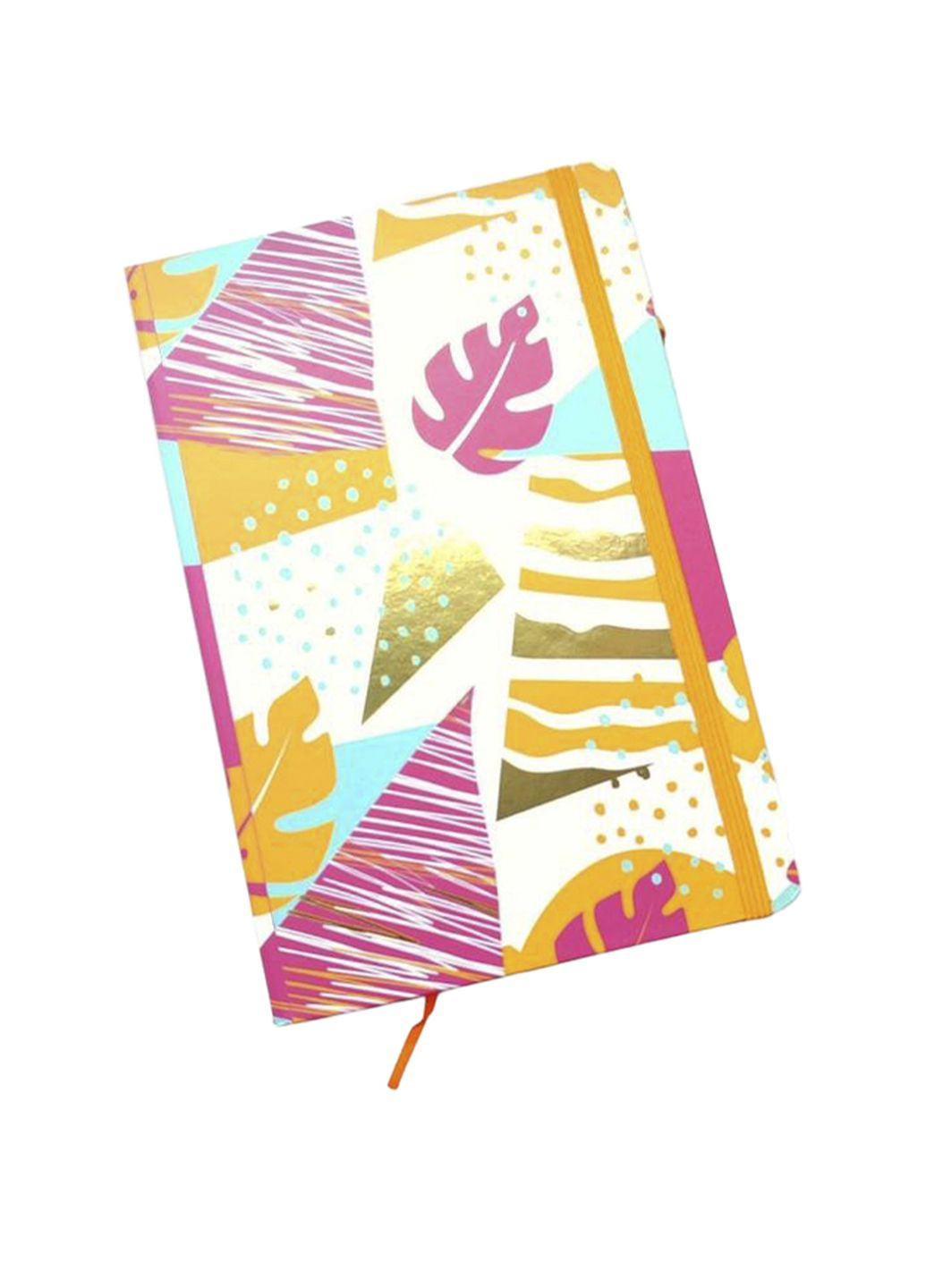 Блокнот на гумці формату А5 з твердою обкладинкою колір різнокольоровий CB-00280730 Malevaro (343413239)