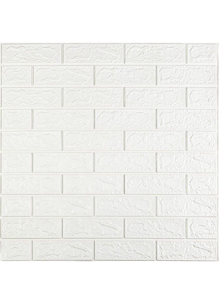 Панель стінова 3D 700х770х2мм Білий love-shopping Sticker Wall (354657484)