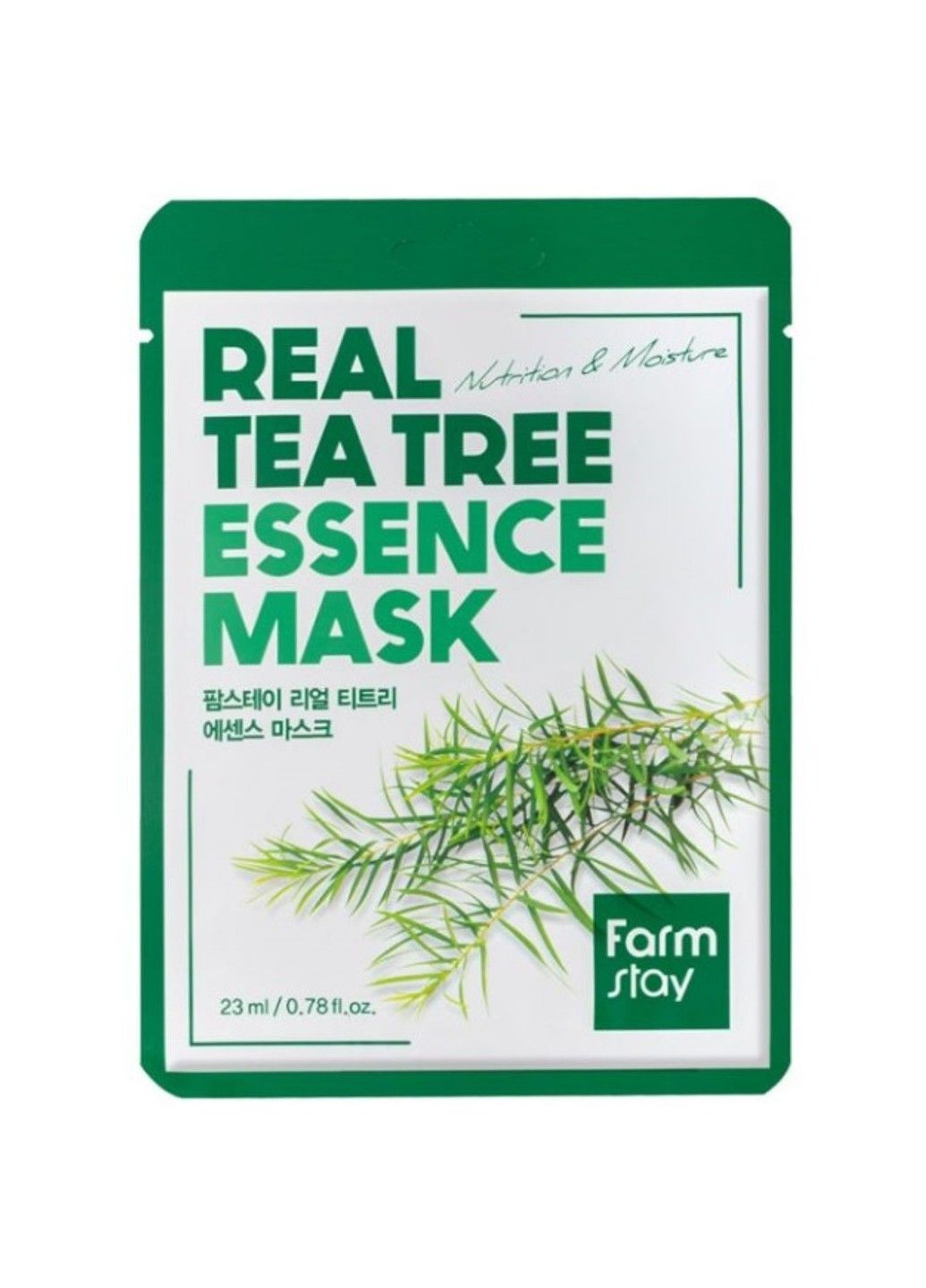 Тканинна маска з чайним деревом Real Tea Tree Essence Mask 23ml FarmStay (292323692)