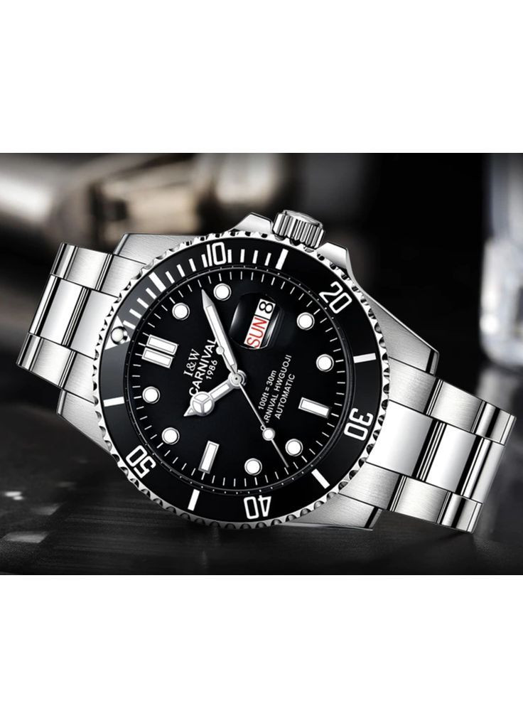 Наручные часы мужские Patent Серебристый (2831) Carnival (362711465)