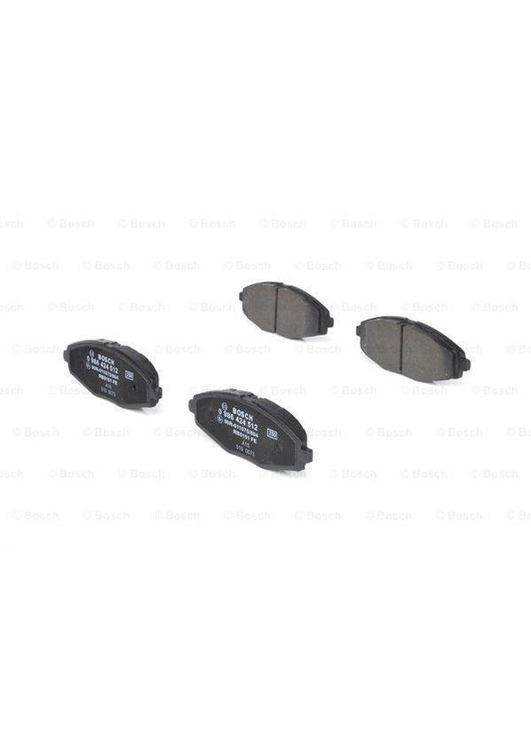 Передние тормозные колодки Ланос R13 (0986424512) Bosch (370431466)