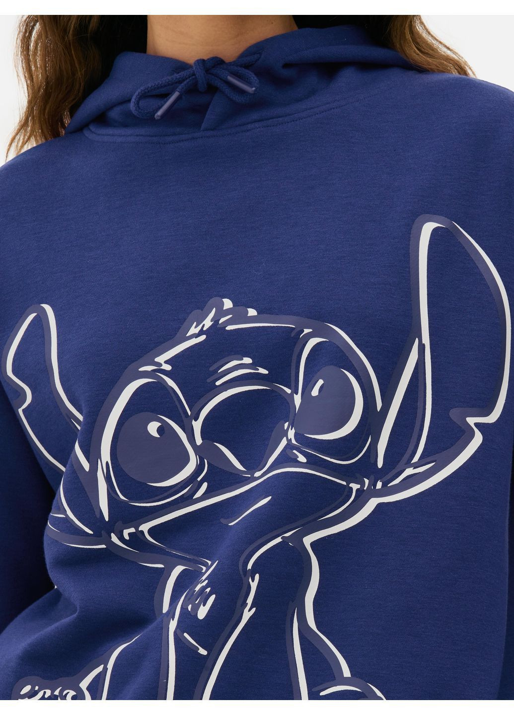 Худи флис,синий с принтом, Primark (368157671)