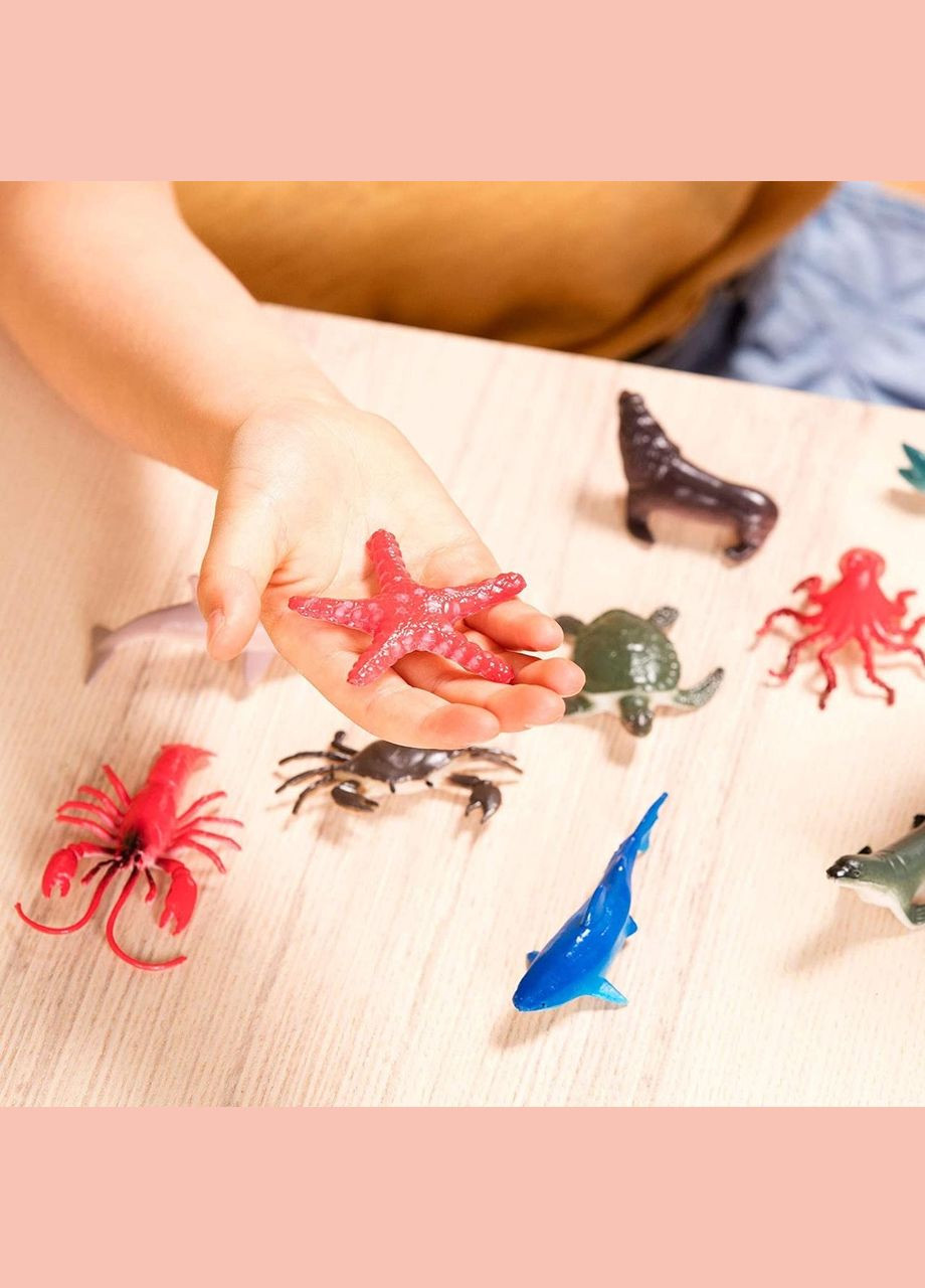 Мініатюрні реалістичні морські мешканці (12 штук) Battat (338425524)