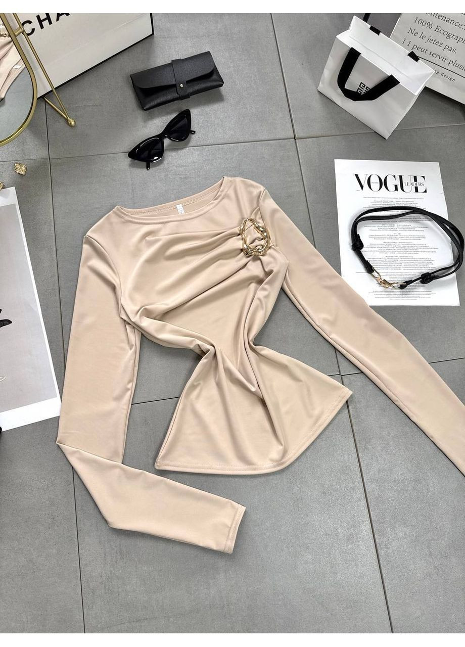 Жіночий лонгслів з брошкою Avanti (372464076)