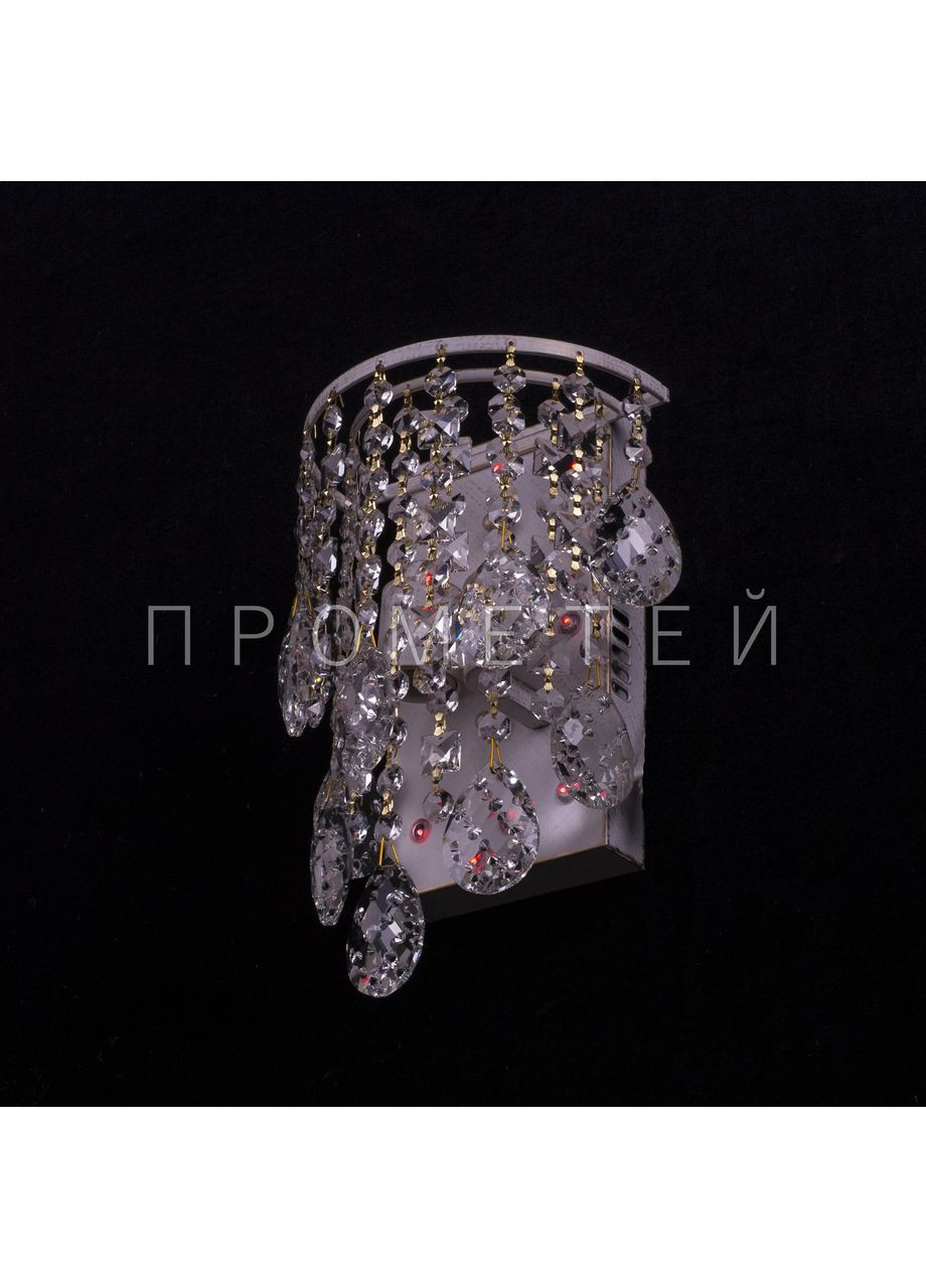 Кришталеве бра на 2 лампочки (золота патина) E1386/2W No Brand (354229651)