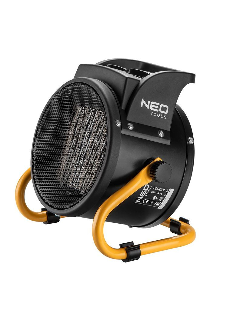 Тепловая пушка (2 кВт, 230 В, 20 кв.м) керамический обогреватель (24463) Neo Tools (307825795)