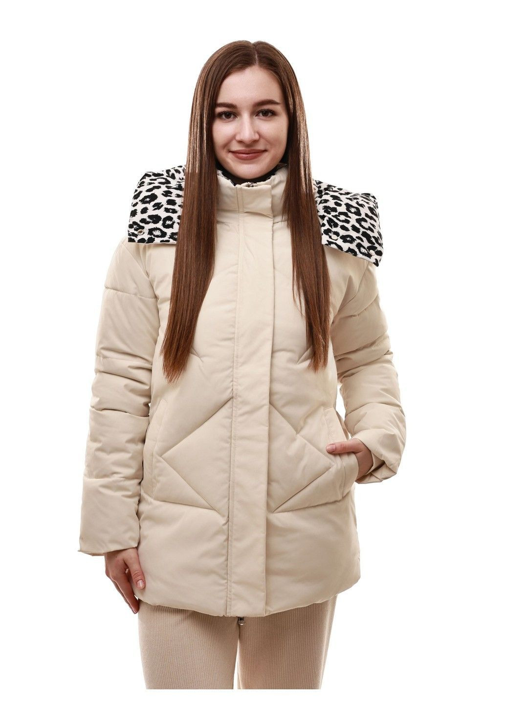 Молочная куртка демисезонная женская No Brand