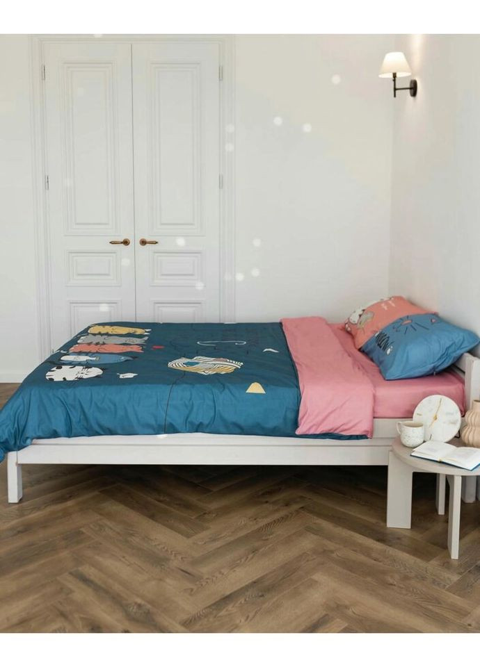 Постельное белье плюшевое двуспальное Home 20949 180х215 см DUSHKA (336327646)