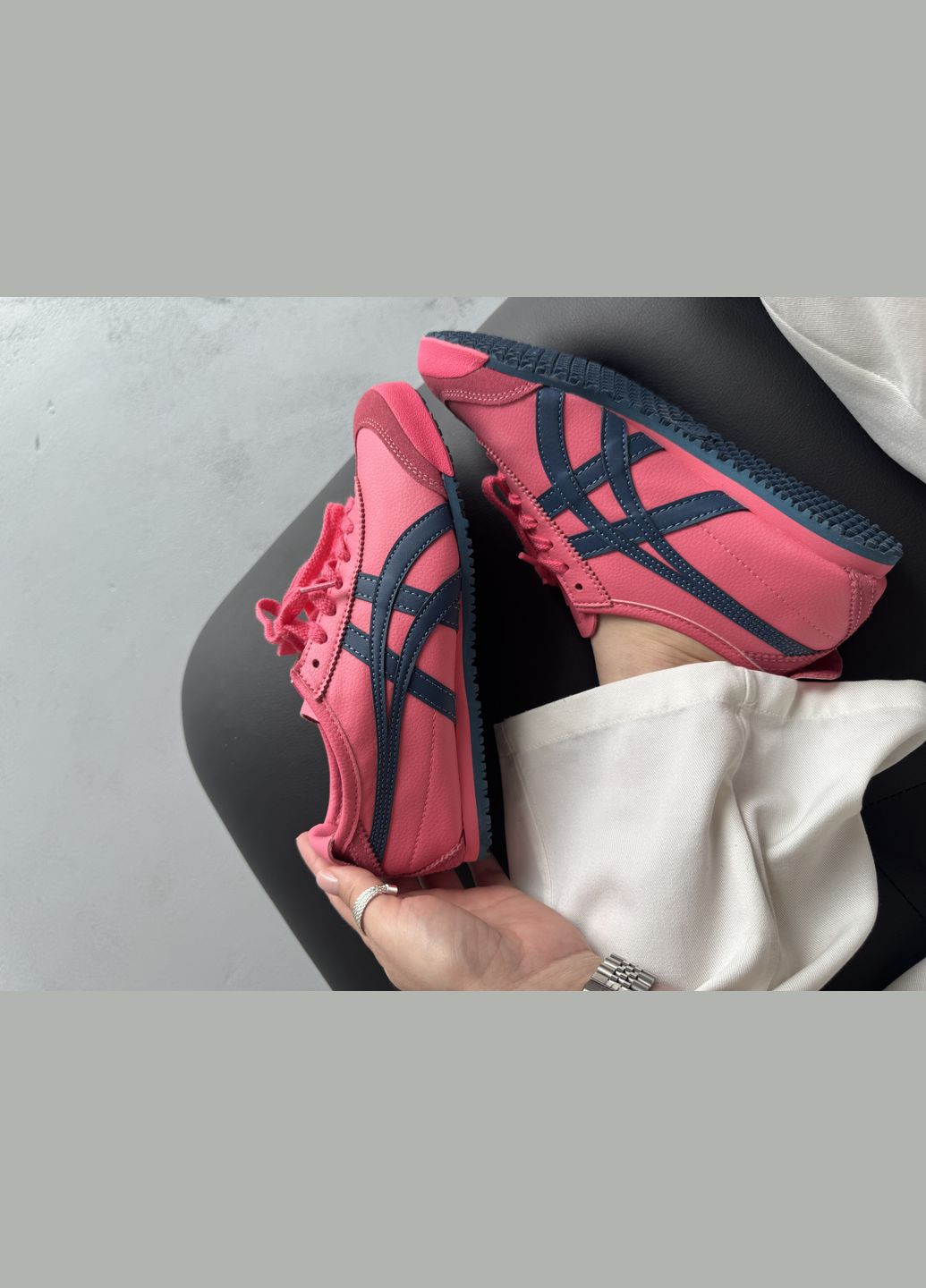 Кроссовки женские Asics Onitsuka Tiger Mexico Pink Blue | Асикс Онитсука Тайгер розовые No Brand розовые демисезоны (342717944)