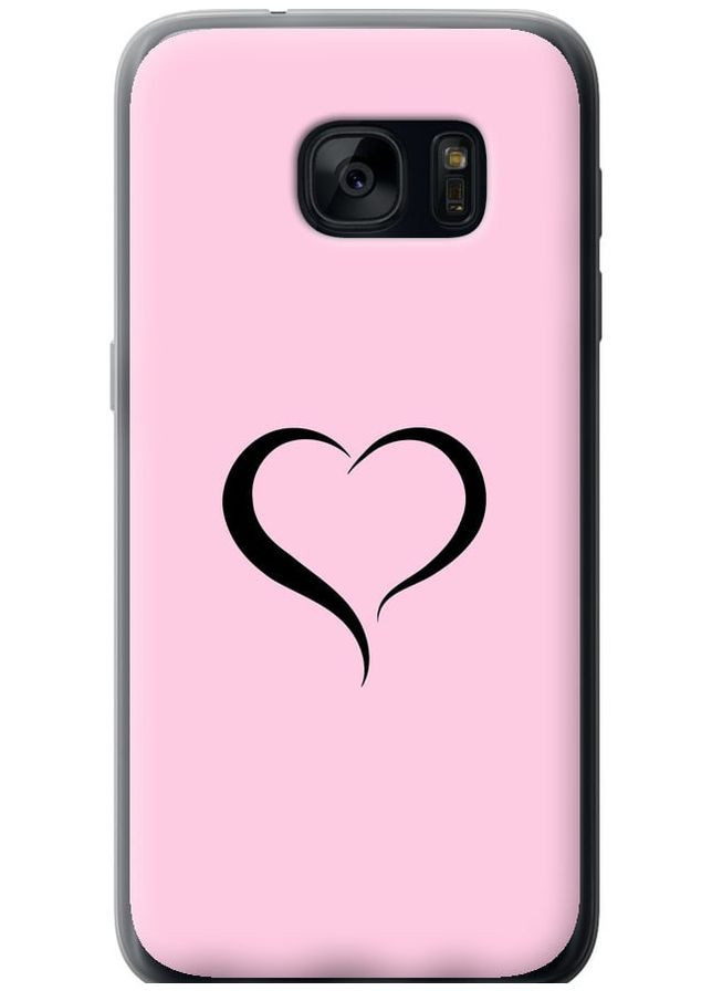 Силиконовый чехол 'Сердце 1' для Endorphone Samsung Galaxy S7 G930F (342123883)